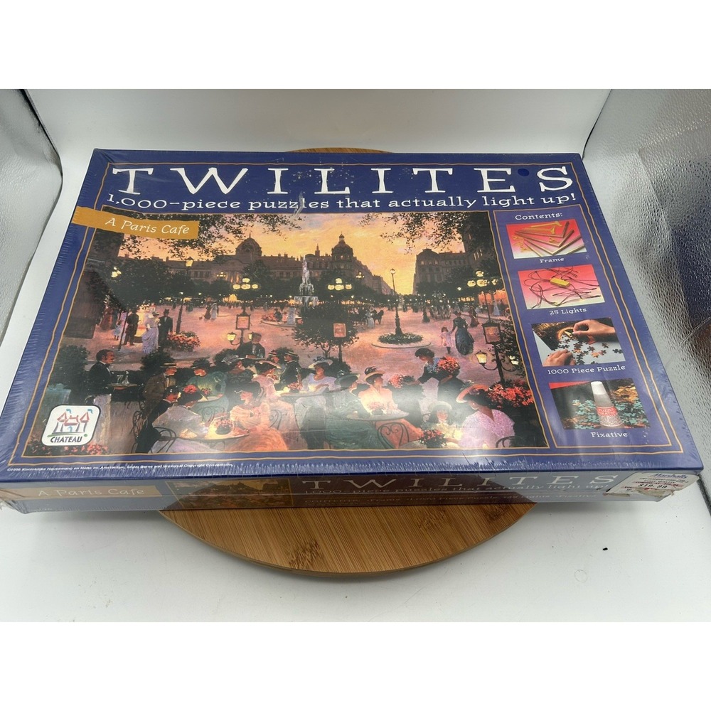 TWILITES: A PARIS CAFE 1,000-piece puzzle that lights up! NWT‎